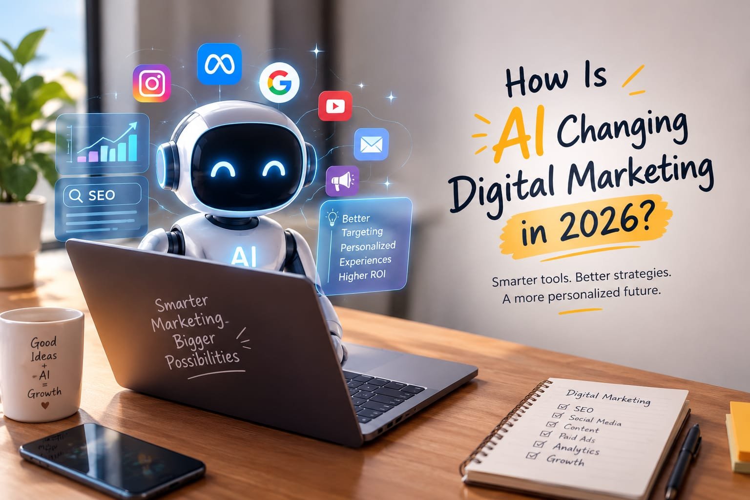 How Is AI Changing Digital Marketing in 2026? blog by creative digital marketing expert Aparna Sujithkumar